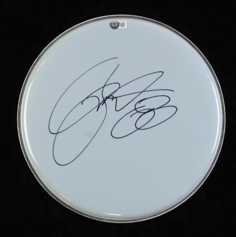 Jason Bonham signed drumhead - Picture 1 of 1